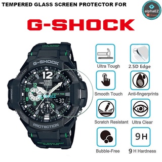 Casio G-Shock GA-1100-1A3 GRAVITYMASTER Series 9H ฟิล์มกระจกนิรภัยกันรอยหน้าจอ กันรอยขีดข่วน GA1100