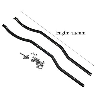 RC Car Stainless Steel Chassis Frame Rails for Axial SCX 10II AX 90046 1 / 10 RC Crawler Model