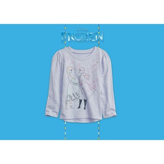 ✅ [2-3Y] babyGap | Disney Frozen Long Sleeve T-Shirt เสื้อแขนยาว ดิสนี่ย์ โฟร์เซ่น