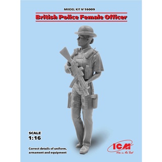 โมเดลฟิกเกอร์ ICM Model ขนาด 1/16 ICM16009 British Police Female Officer