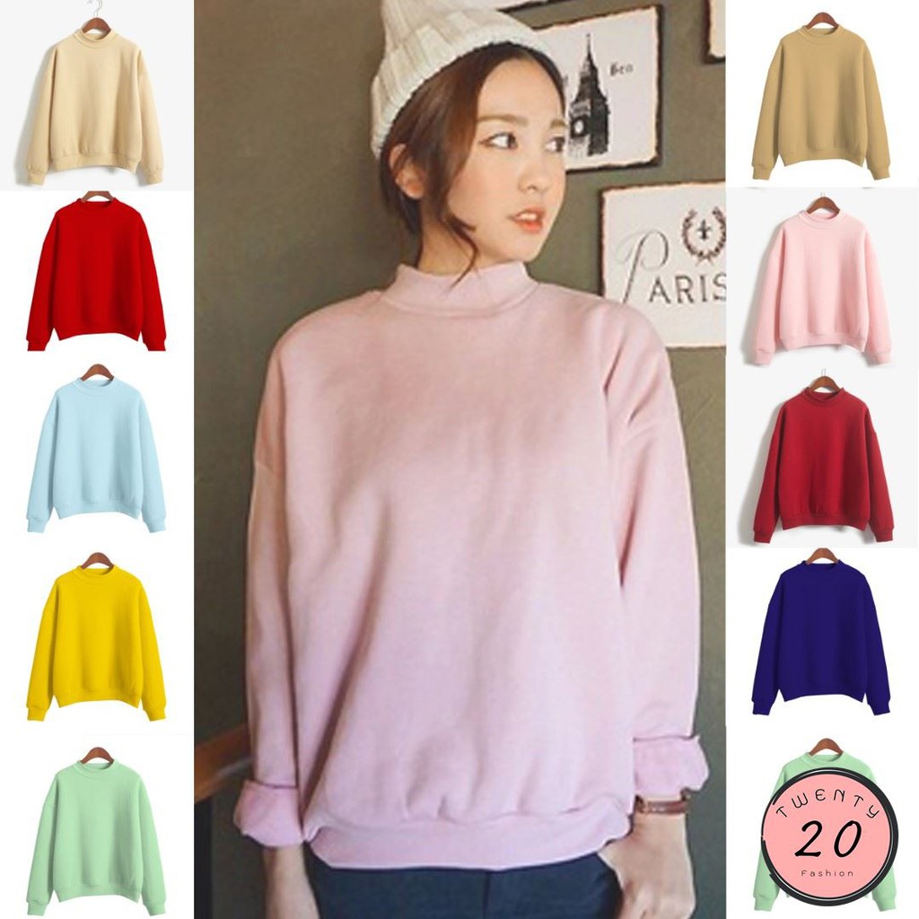 New2023 เสื้อกันหนาวแขนยาวจั๊ม 16 สี เซตที่ 2