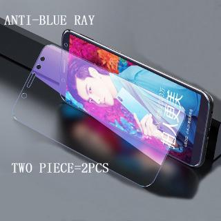2PCS กระจกนิรภัย Xiaomi Max3 Max2 Max Anti Blue Ray กระจกนิรภัย สำหรับ XiaomiMax3 2.5D 9H ป้องกันลายนิ้วมือ ป้องกันหน้าจอ ฟิล์ม