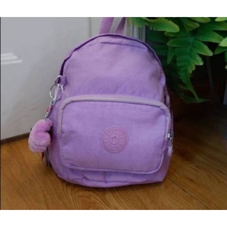 💕กระเป๋าเป๋ Kipling Kaopin Mini Backpack Woman’s (สีม่วงเข้ม)