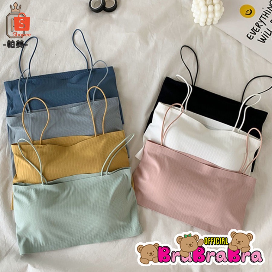 [ส่งจากไทย] 𝑩𝒓𝒂𝑩𝒓𝒂𝑩𝒓𝒂  #bra-134 STRIP BRA เสื้อชั้นใน เกาะอก ลายทาง
