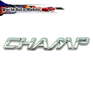 โลโก้ Logo "CHAMP" สี Chrome Hilux Vigo Champ Toyota 2, 4 ประตู ปี2012 - 2014