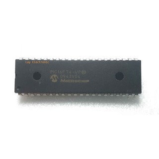 IC PIC16F74-I/P (DIP-40) 16F74 MICROCHIP ของใหม่ แท้