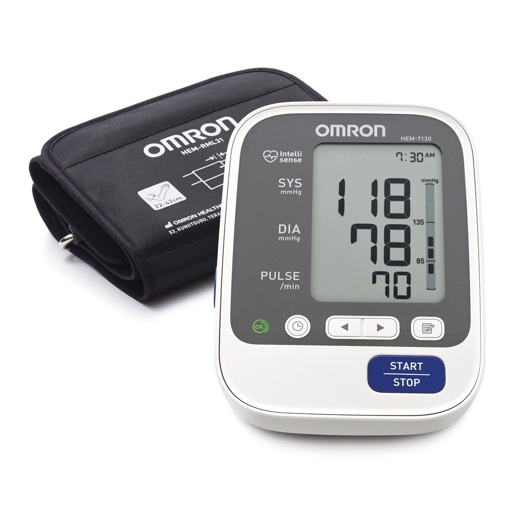 OMRON เครื่องวัดความดันโลหิตแบบอัตโนมัติ รุ่น HEM-7130-L