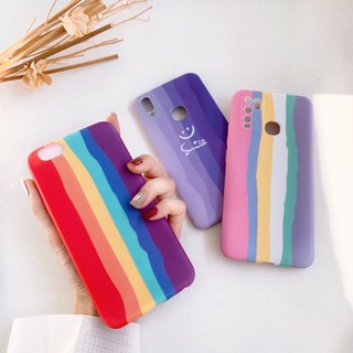 เคสสายรุ้ง กำมะหยี่ VIVO Y11 Y12 Y15 Y17 Y20 Y30 Y50 V19 S1pro V5 V5plus Y71 Y81 Y53 Y55 V11i S1pro Y95 Y91i Y12s Y91c