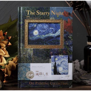 The Starry Night ผลงาน Van Goghs OII PAINTING COLLECTION ศิลปะ สีน้ำมัน ภาพวาด Artbook