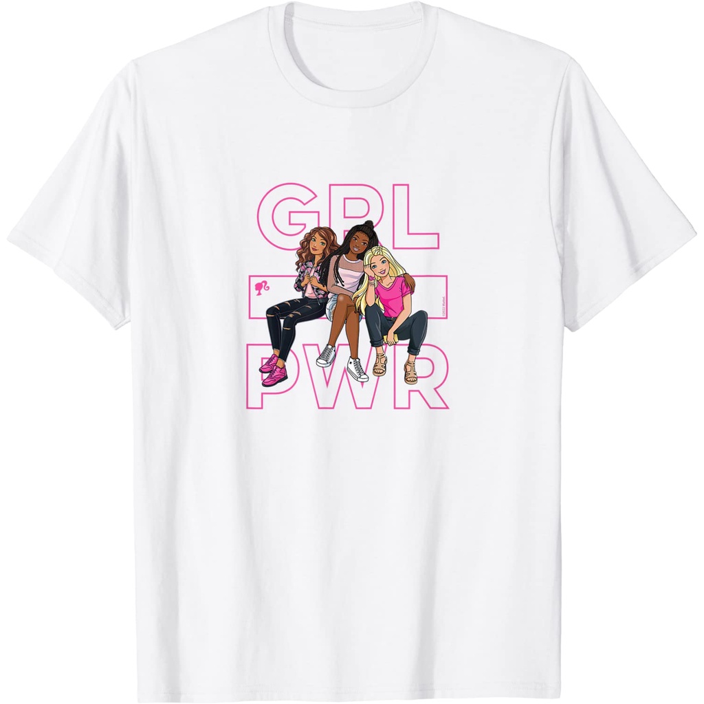 เสื้อยืดเด็ก Barbie Grl Pwr