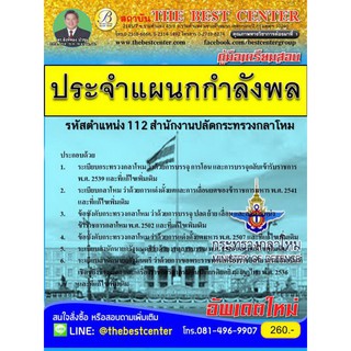 เตรียมสอบนายทหารสัญญาบัตร สำนักงานปลัดกระทรวงกลาโหม (รหัสตำแหน่ง 112)