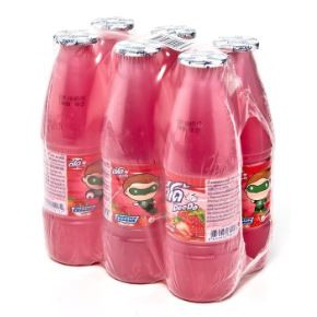 ส่งฟรี  ดีโด้ น้ำสตรอเบอร์รี่10% ขนาด 300ml ยกแพ็ค 6ขวด DEEDO STRAWBERRY JUICE     ฟรีปลายทาง