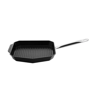 Seagull กระทะย่างนอนสติ๊ก เพอร์เฟค กริลล์ อินดักชั่น ขนาด 28 ซม. Perfect Grill Non-stick Induction Grill Pan