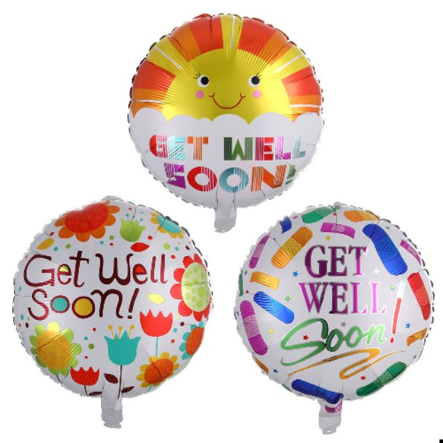 GET WELL SOON ฟอยล์เบนล่อน 18 นิ้ว