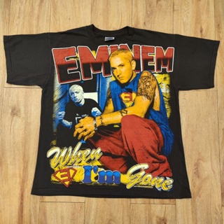 เสื้อยืดผ้าฝ้าย EMINEM BOOTLEG OVERPRINT [FADE] เสื้อวง เสื้อทัวร์