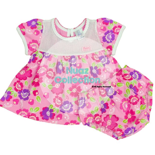 Pride n Joy (NB/6M/1Y) ชุดเดรสเด็ก ผ้าฝ้าย 100%