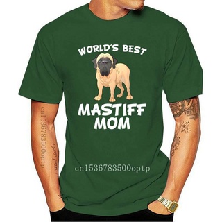 [COD]เสื้อยืด พิมพ์ลายตัวอักษรภาษาอังกฤษ Mastiff mom dog owner สําหรับผู้ชายS-5XL