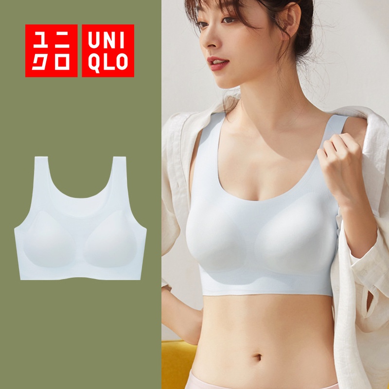 เสื้อชั้นในไร้สาย Airism ผู้หญิง Uniqlo เบาและสดชื่นและระบายอากาศได้