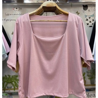 เสื้อplussize สีชมพู yuti และสีม่วง ไม่เคยใส่ราคาถูก