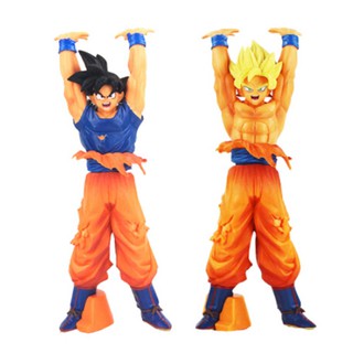 โมเดลฟิกเกอร์ Pvc 2 Estilos Dragon Ball Son Goku Super Saiyan ขนาด 24 ซม. สําหรับเก็บสะสม