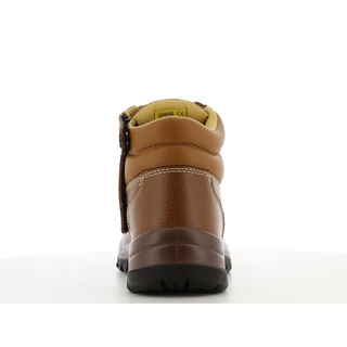  รับประกัน 3 เดือนSafety Jogger รุ่น BESTZIP รองเท้าเซฟตี้หุ้มข้อหัวเหล็ก แผ่นเหล็กกันทะลุ หนังแท้และกันน้ำ สีน้ำตาล img 3