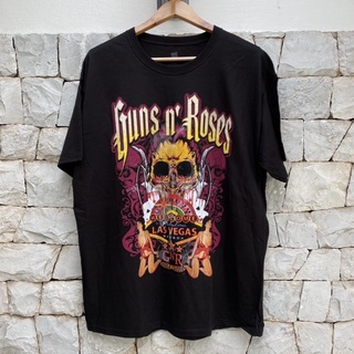 [S-5XL] เสื้อวง GUNS AND ROSES รับประกันแท้ 100% นำเข้าจาก USA