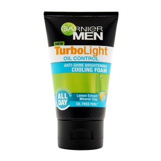 ราคาGARNIER Men Turbolight Oil Control Cooling Foam 100ml