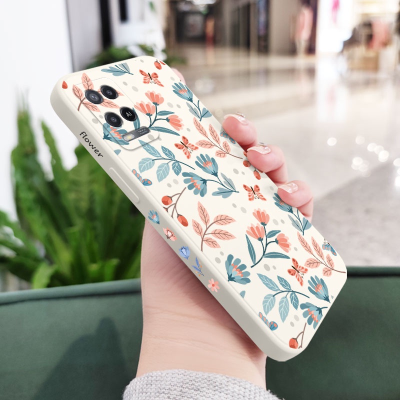 เคสโทรศัพท์มือถือแบบนิ่ม ลายสวนโรแมนติก สร้างสรรค์ ใส่สบาย สําหรับ OPPO A54 A74 A33 A53 2020 A52 A72 A92 4G 5G