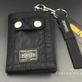 Porter exclusive กระเป๋าสตางค์ แฟชั่นสไตล์ สวยคุณภาพ แท้💯 รุ่น 9075 สีดำ (Black color)