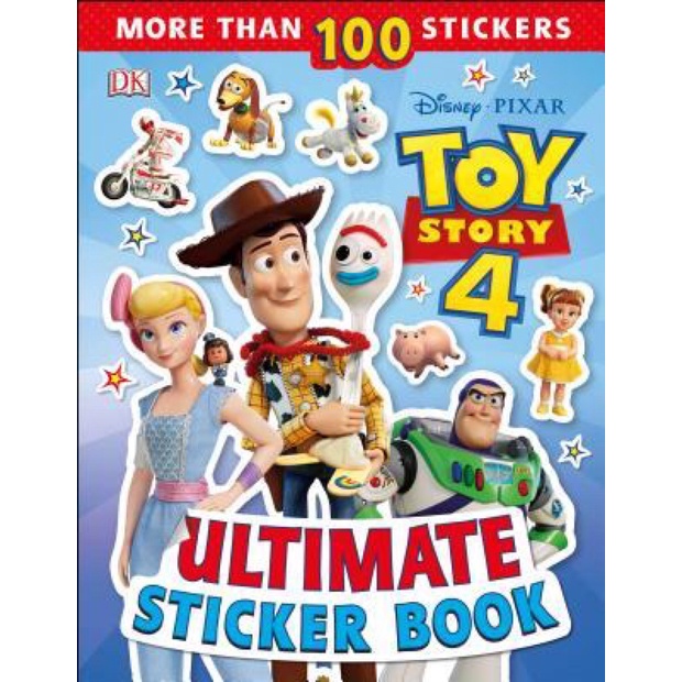 Toy Story 4 Sticker Pad 7.5 x 8 Inches 300 Stickers Arts & Crafts Toys ...