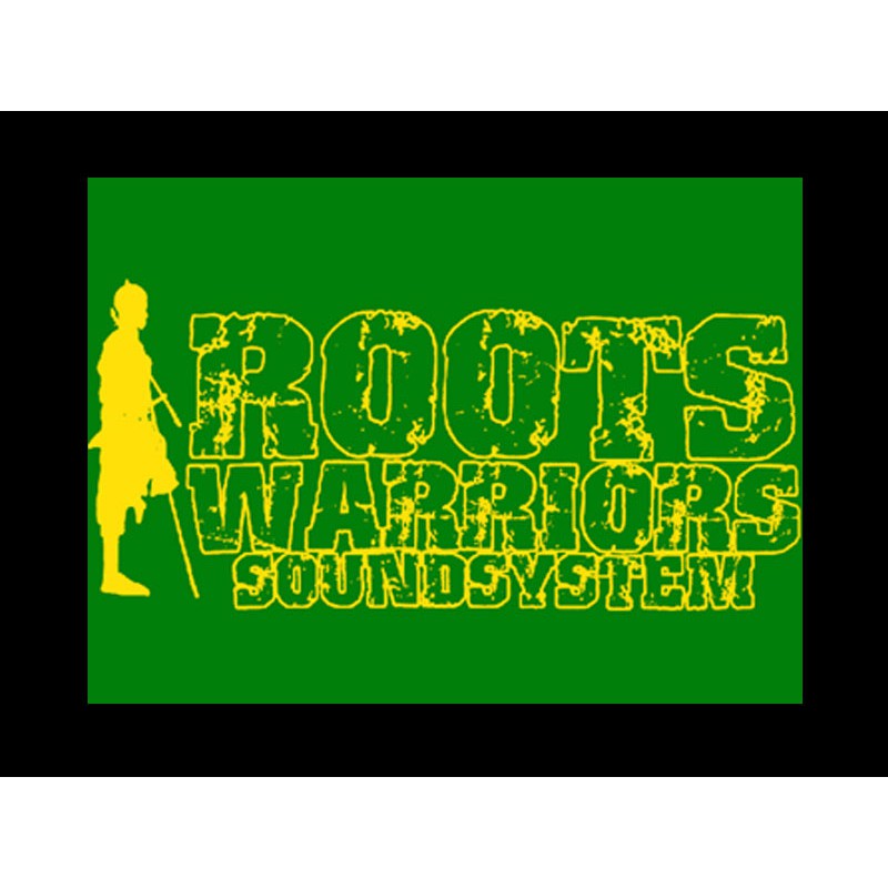 เสื้อยืดราสต้า Tee-Shirt Roots Warriors Sound System เสื้อยืดสีดำสกรีนลายนักรบ Roots Warriors Sound System #3