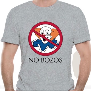 เสื้อยืด พิมพ์ลาย No Bozos No Clowns No No Bozos สไตล์พังก์S-5XL