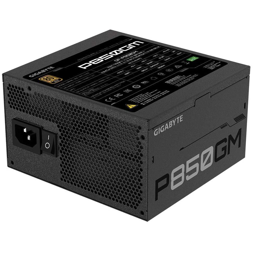 POWER SUPPLY (อุปกรณ์จ่ายไฟ) GIGABYTE 750W, 850W, P750GM, P850GM, P1000GM (80 Plus Gold) 5Y.