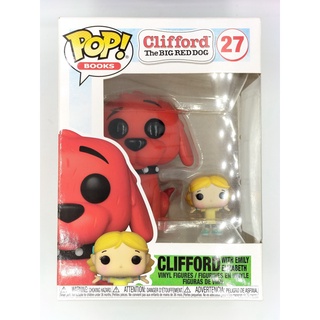 Funko Pop Clifford Big Red Dog -  Clifford With Emily #27 (กล่องมีตำหนินิดหน่อย) แบบที่ 1