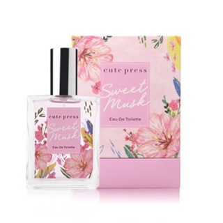 Cute Press Sweet Musk Eau De Toilette คิวเพรส สวีท มัสค์ โอ เดอ ทอยเล็ต(น้ำหอมสำหรับผิวกาย)