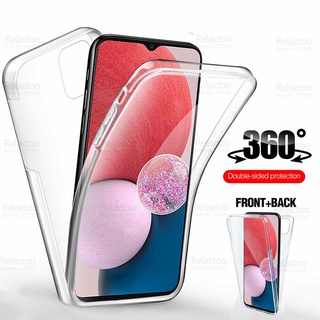 360° Full Body Double Sided Clear Case For Samsung Galaxy A13 4G Samung Samsun A 13 13A SM-A325F 6.6" PC + TPU Shockproof Coque