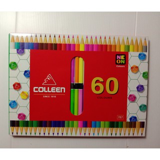 Colleen สีไม้คอลลีน 60สี 30แท่ง ชนิดสองหัว