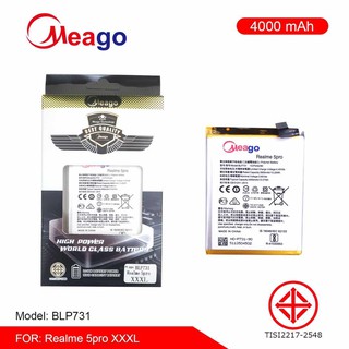 Battery batt แบต Meago Realme5pro BLP731 มอก.