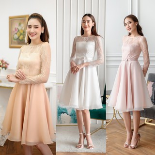 PD888-Charming-Dress เดรสลูกไม้