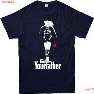 การพิมพ์ฝ้ายmort152 2021 Diy Darth Vader Men T Shirt The Godfather Spoof Men T Shirt Lord Goth Emo II Inspired Gift disc