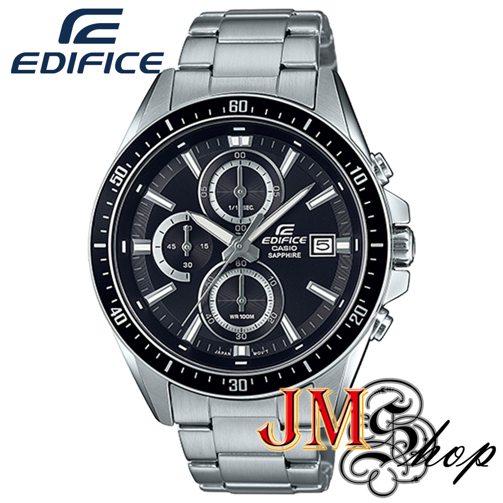 Casio EDIFICE Chronograph นาฬิกาข้อมือผู้ชาย สายสแตนเลส รุ่น EFR-S565D-1AVUDF