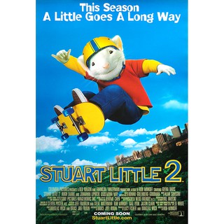 โปสเตอร์ หนัง Stuart Little 2 (2002) POSTER 24”x35” Inch American Family Film Mouse Voice Michael J Fox