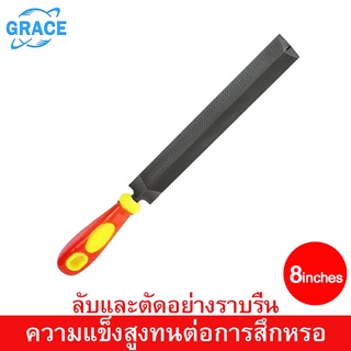 Grace ตะไบเหล็กลับคม ตะไบสามเหลี่ยม ตะใบลับเลื่อย ตะไบลับเลื่อย ตะไบขัดไม้ ตะใบลับใบมีด ตะไบลับคมเลื่อย   ตะไบเหล็กแท้