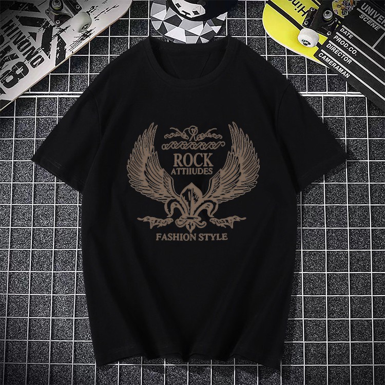 D47(พร้อมส่ง）เสื้อยืดแขนสั้ง สำหรับชายและหญิง.ลายแฟชั่งนานาชาติ ใส่เทียวออกกำลังกายได้