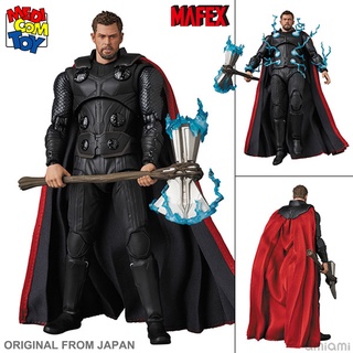 งานแท้ Medicom Toy Mafex Marvel Avengers Infinity War มาร์เวล อเวนเจอร์ส มหาสงครามล้างจักรวาล Thor ธอร์ เทพเจ้าสายฟ้า