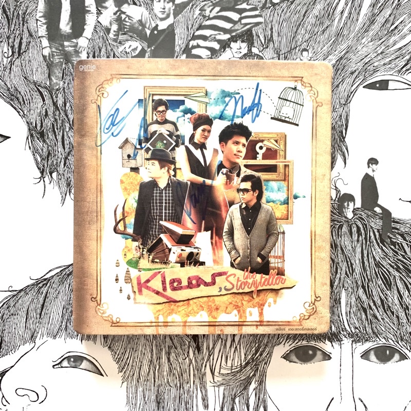 CD ซีดีเพลง Klear - The Storyteller มีลายเซ็นต์
