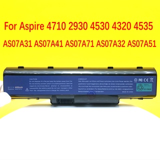 AS07A31 4400mAh Laptop Battery For Acer AS07A31 AS07A41 AS07A71 AS07A32 AS07A51 4730z 4710 2930 4530 4320 4535