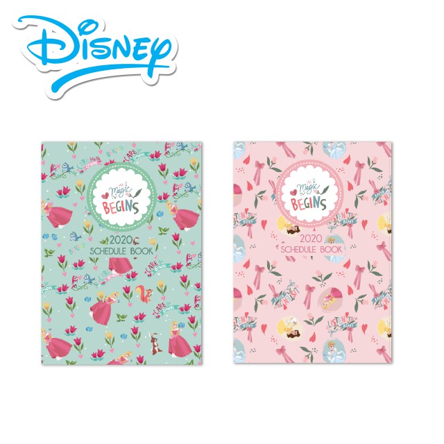 Disney สมุดแพลนเนอร์ A5 PRINCESS 2020 (2020 SCHEDULE BOOK A5 PRINCESS) 1 เล่ม