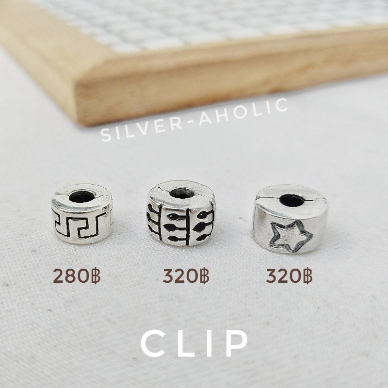 Silver-Aholic Clipเงินแท้ ClipกำไลPandora