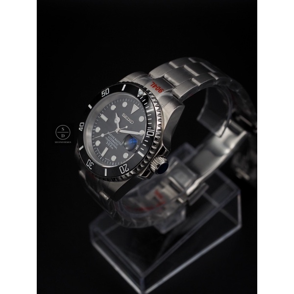 Seiko Mod Modern Black Marine Master / Submariner 🇯🇵